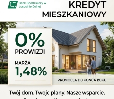 Promocja na kredyt mieszkaniowy!